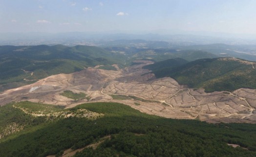 Kazdağları'nda yeni tehdit: Alamos Gold gitti, TÜMAD iş makineleriyle sahada