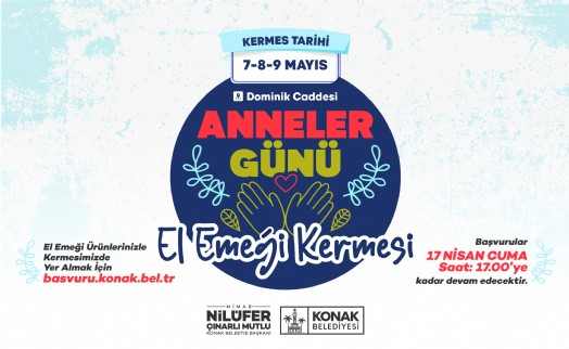 Konak'ta Anneler Günü hediyeleri kermesten