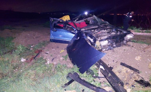 Manisa'da feci kaza: 1 ölü, 1 yaralı