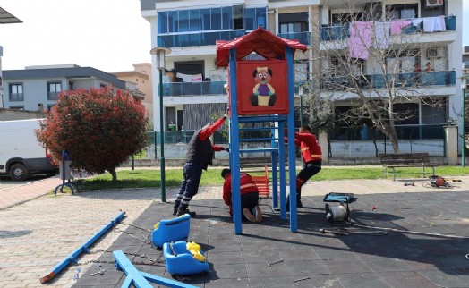 Menderes'te Tütüncüoğlu Parkı yenilendi