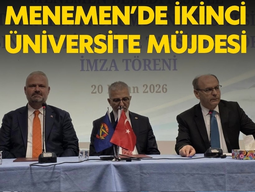 Menemen'e ikinci üniversite müjdesi