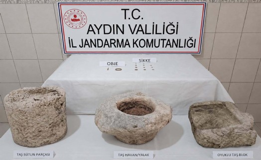 Aydın'da 'tarihi eser' operasyonu; 1 gözaltı
