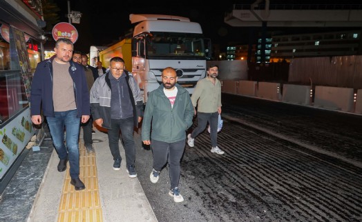 Başkan Görkem Duman'ın gece mesaisi