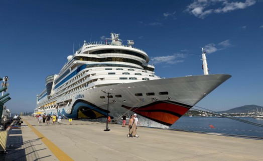 Bodrum'a bayramda denizden 2 bin 377 turist geldi