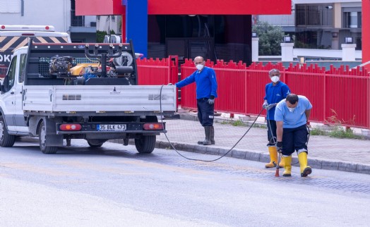 Büyükşehir'den bayram öncesi ilaçlama mesaisi