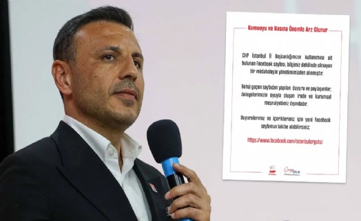 CHP İstanbul İl Başkanlığı'nın Facebook hesabına el konulmuştu: Yeni adres paylaşıldı
