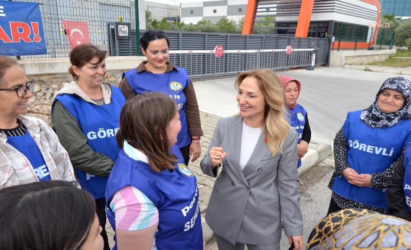 CHP'li Nazlıaka'dan İzmir'de grevdeki Temel Conta işçilerine destek ziyareti
