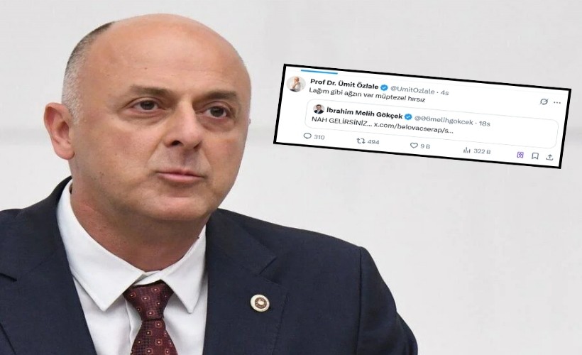 CHP’li Özlale’den Gökçek’e sert yanıt: 'Lağım gibi ağzın var müptezel hırsız'
