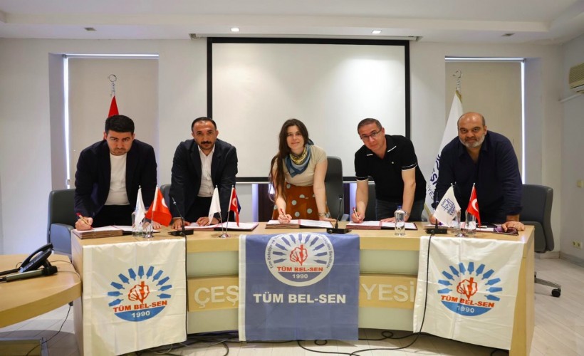 Çeşme Belediyesi, Tüm Bel-Sen ile toplu iş sözleşmesini imzaladı