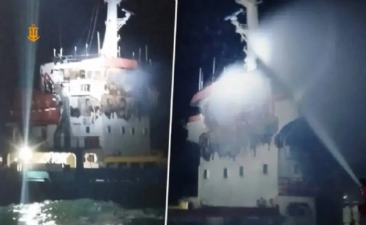 Karadeniz'de Türk gemisine saldırı: İki denizci yaralandı