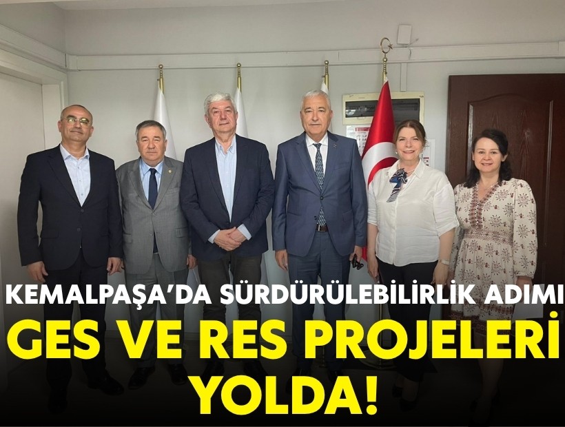 Kemalpaşa’da sürdürülebilirlik adımı: GES ve RES projeleri yolda