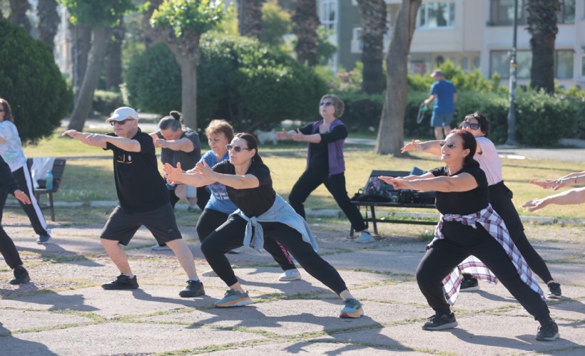 Konaklılar açık havada sporu çok sevdi