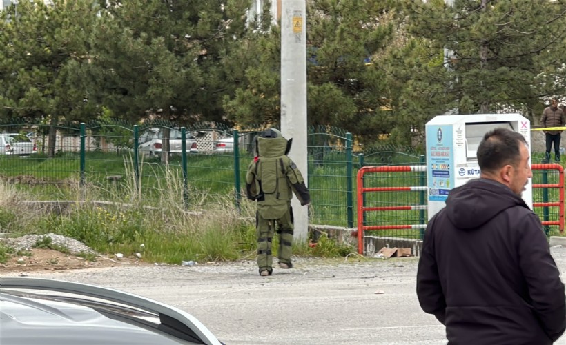 Kütahya’da fünye ile patlatılan çanta, boş çıktı