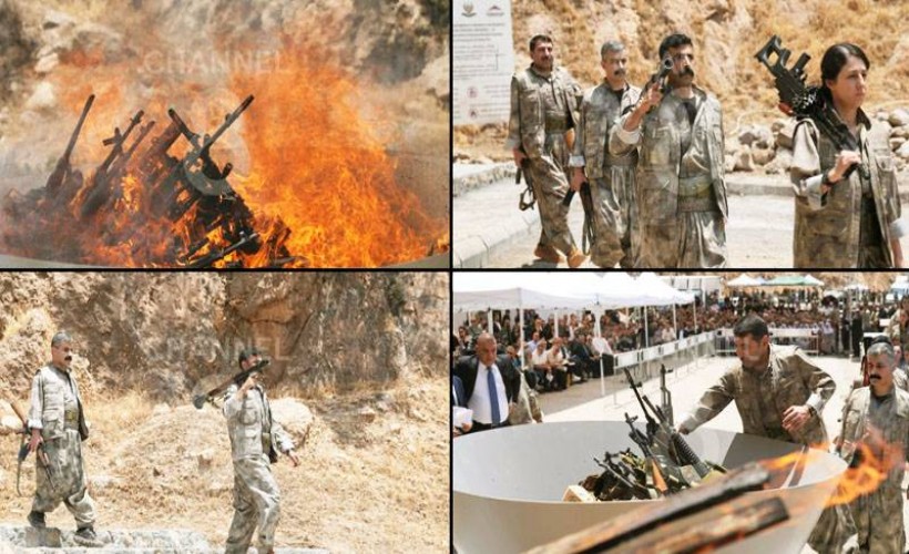 MİT Başkanı Kalın silah bırakan PKK'lılar için teknik hazırlıkların başladığını duyurdu
