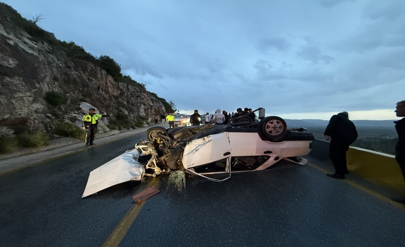 Muğla’da otomobil takla attı: 5 yaralı