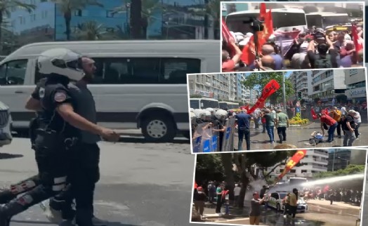Özel mitinginde gözaltına alınan 2 kişi adliyede: İzmir Barosu'ndan 'dayanışma' çağrısı