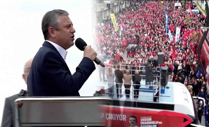 Özgür Özel'den Karabük'te 'Millet İradesine Sahip Çıkıyor' mitingi