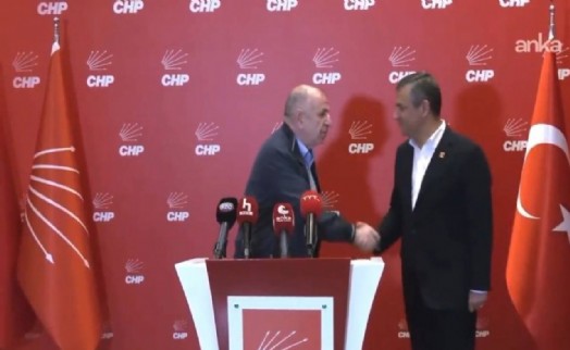 Ümit Özdağ CHP Genel Merkezi'nde Özgür Özel ile görüştü: Demokrasiyi savunmak için bugün buradayız