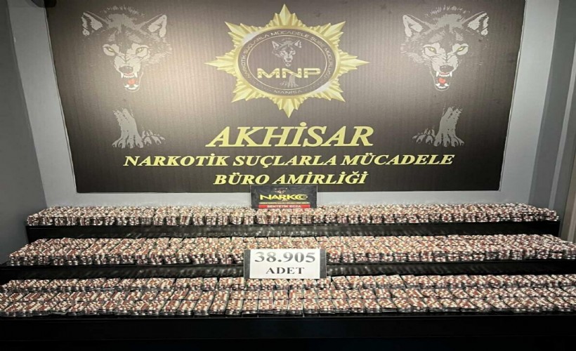 Zehir tacirlerine darbe: Manisa’da 42 bin sentetik hap ele geçirildi!