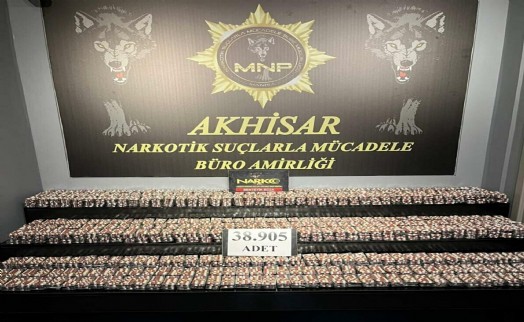 Zehir tacirlerine darbe: Manisa'da 42 bin sentetik hap ele geçirildi!
