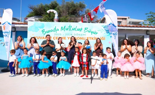 Yuvamız Çeşme'de minikler sertifikalarını aldı