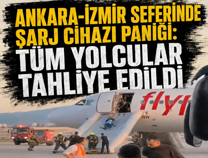 Ankara-İzmir seferinde şarj cihazi paniği: Tüm yolcular tahliye edildi!