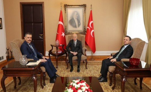 Bakan Çiftçi ve Bakan Gürlek, MHP Genel Başkanı Bahçeli'yi ziyaret etti