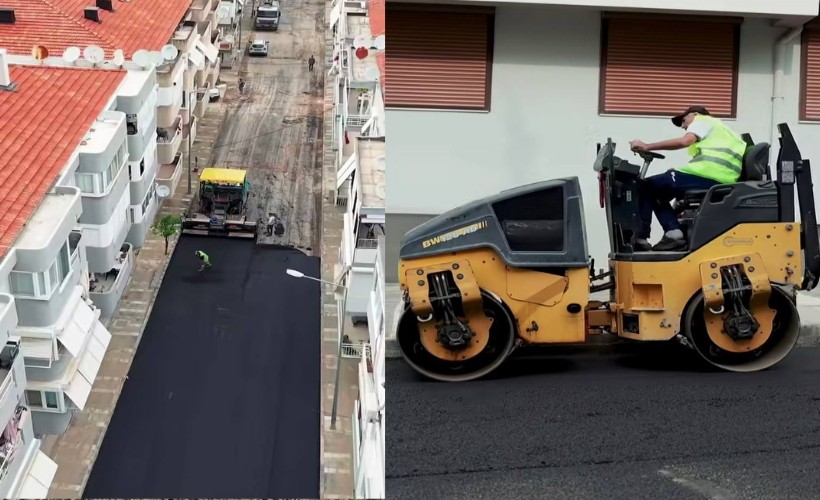 Balçova'da 3.etap asfalt seferberliği başladı