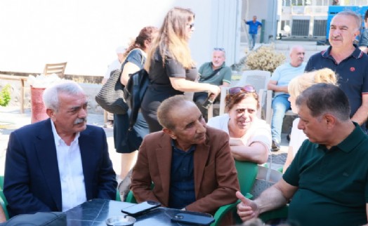 Başkan Tugay'dan Ali Yiğit'e ziyaret