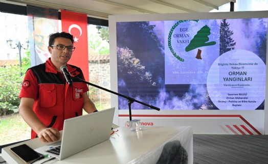 Bornova'da yangın farkındalığı: 'Neden yanıyoruz, neden söndüremiyoruz?'