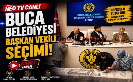 Buca Belediyesinde başkan vekili seçimi NEO TV ekranlarında canlı yayında...