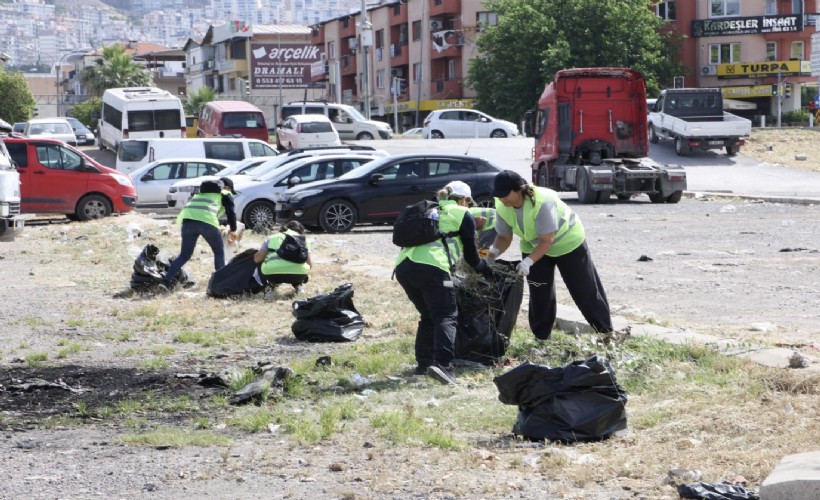 Çiğlililer çevre için el ele verdi