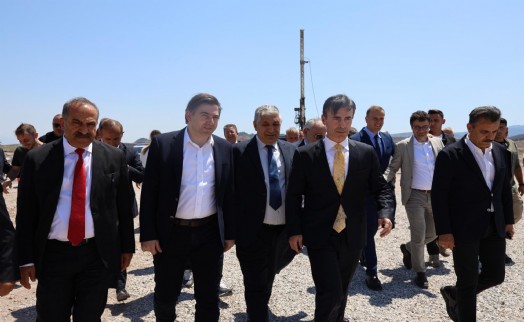Dikili Jeotermal Isıtmalı Sera OTB'de çalışmalar incelendi