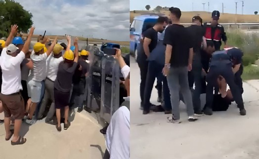 Erdoğan'a seslerini duyurmak isteyen işçilere müdahale: Sendikadan 'ambulans' çağrısı!