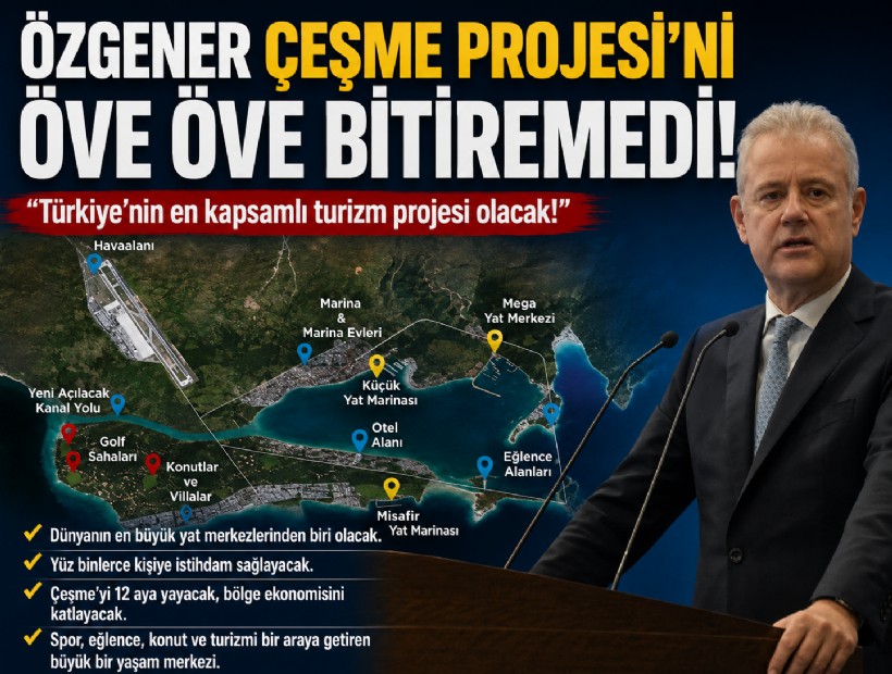 İTO Başkanı Özgener Çeşme Projesi'ni öve öve bitiremedi!