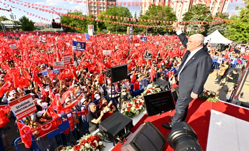 İYİ Parti lideri Dervişoğlu'ndan Tandoğan’da 'bütünleşik muhalefet' çağrısı
