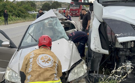 İzmir-Ankara yolunda feci kaza: Metrelerce sürüklenen sürücü ağır yaralandı