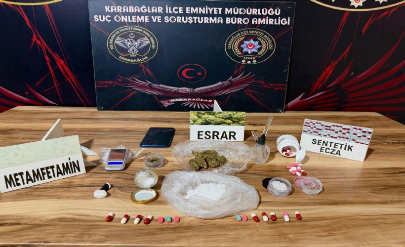 Karabağlar'da uyuşturucu operasyonu: 3 şüpheli tutuklandı