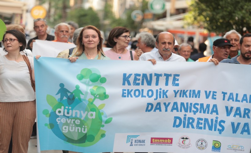 Konak'ta ekolojik mücadele çağrısı: Başka bir dünya yok!