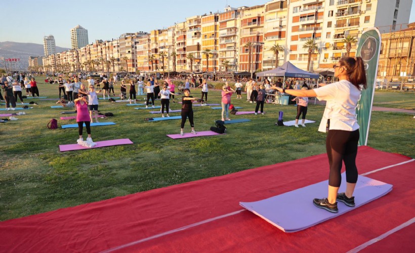 Konaklılar Kordon’da sporla buluştu