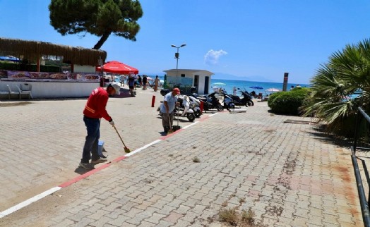 Menderes'te bayram boyunca temizlik seferberliği