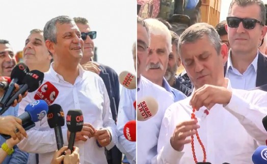 Özgür Özel'e Diyarbakır'da yoğun ilgi: 'Güne Demirtaş'ın selamıyla başladı! Tespih diyaloğu dikkar çekti
