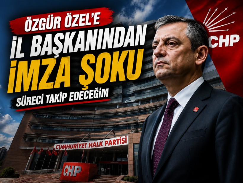 Özgür Özel’e il başkanından imza şoku: Süreci takip edeceğim!