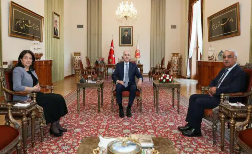 TBMM'de süreç görüşmesi: Numan Kurtulmuş, İmralı heyetini kabul etti