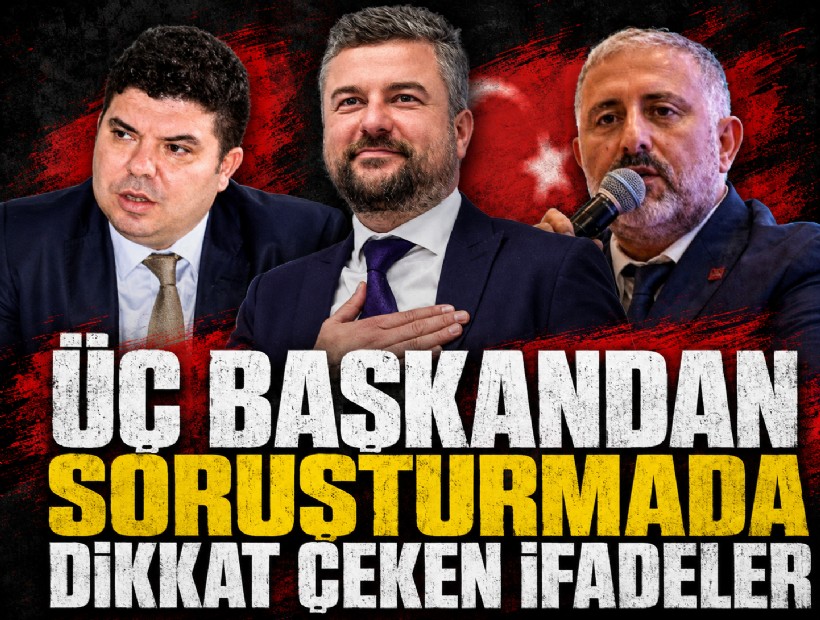 Tutuklu başkanlar Duman, Kılıç ve Kaya'nın ifadeleri ortaya çıktı