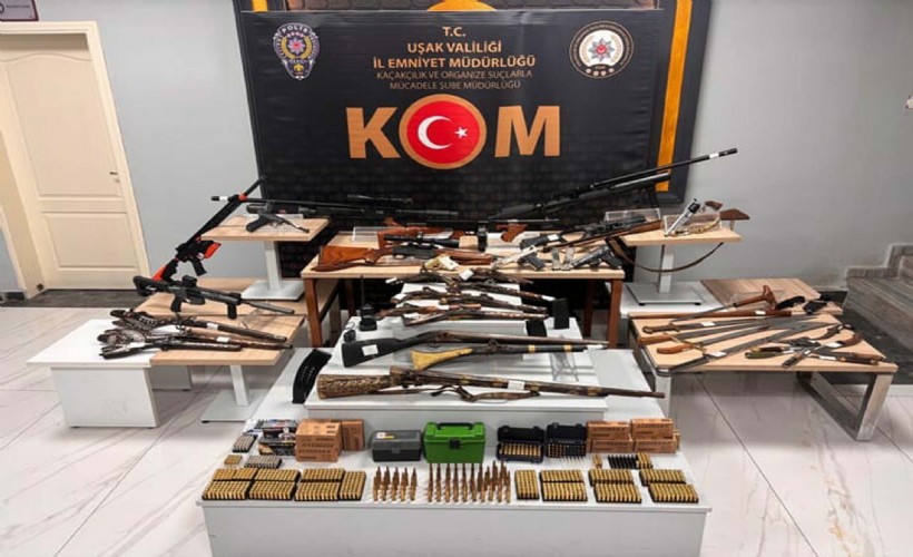 Silah ticaretine gözaltı: Çok sayıda silah ve mühimmat ele geçirildi