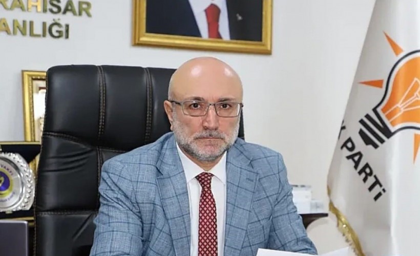 Afyonkarahisar AK Parti İl Başkanı Şahin görevinden ayrıldı