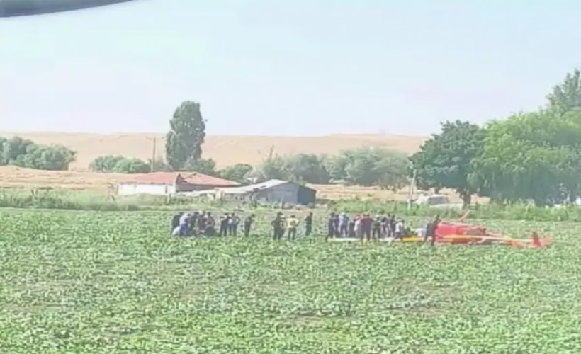 Ankara'da eğitim helikopteri düştü: 1 can kaybı!