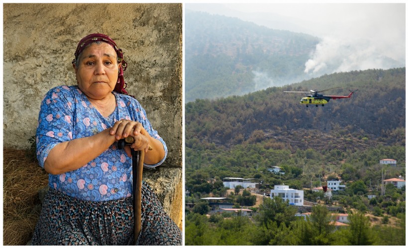 Aydın Çine'deki mahalle sakini: 'Geç müdahale edildi, 200'e yakın zeytin ağacımız yandı'