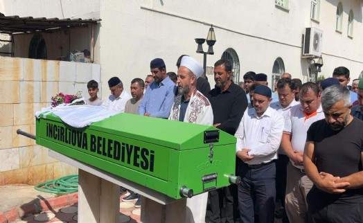 Aydın'da nehirde boğulan Şahin, son yolculuğuna uğurlandı